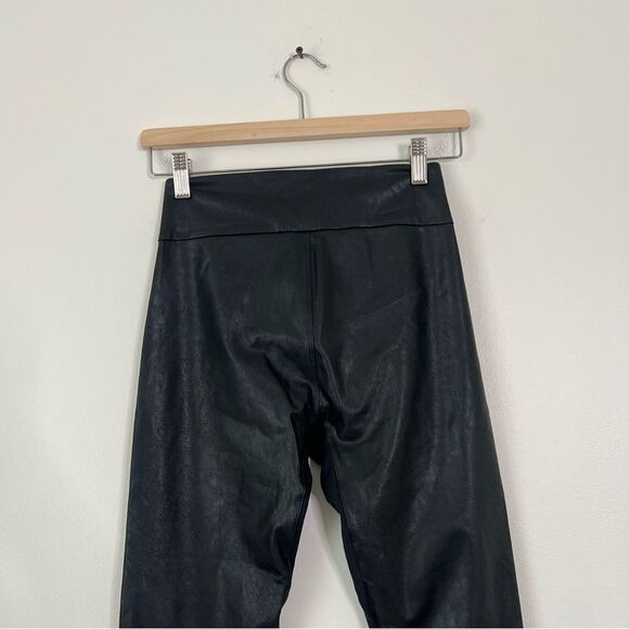 Honeylove Vegan Leather The Perfect Dressy Leggings XS NEW Black - Picture 7 of 9
